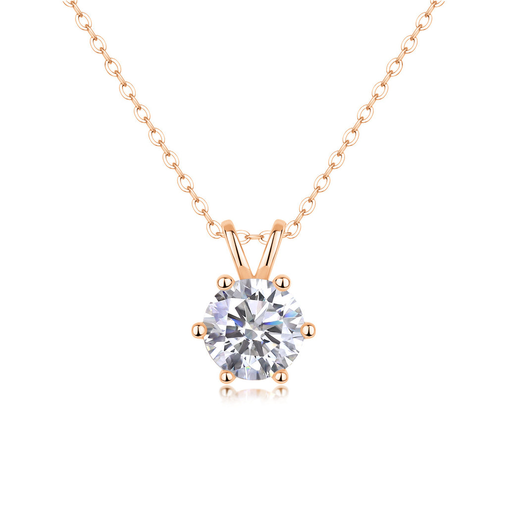 2 Carat D-VVS1 Lab-Grown Diamond Star Love Pendant For Women
