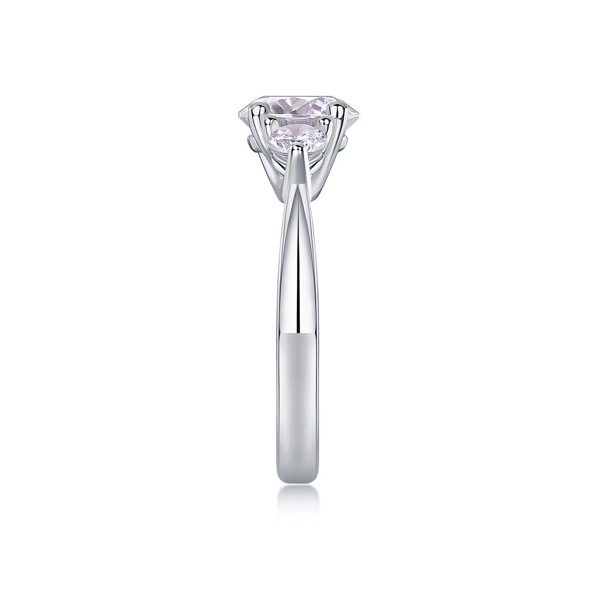 2.28CT Moissanite Diamond Engagement  Ring for Women