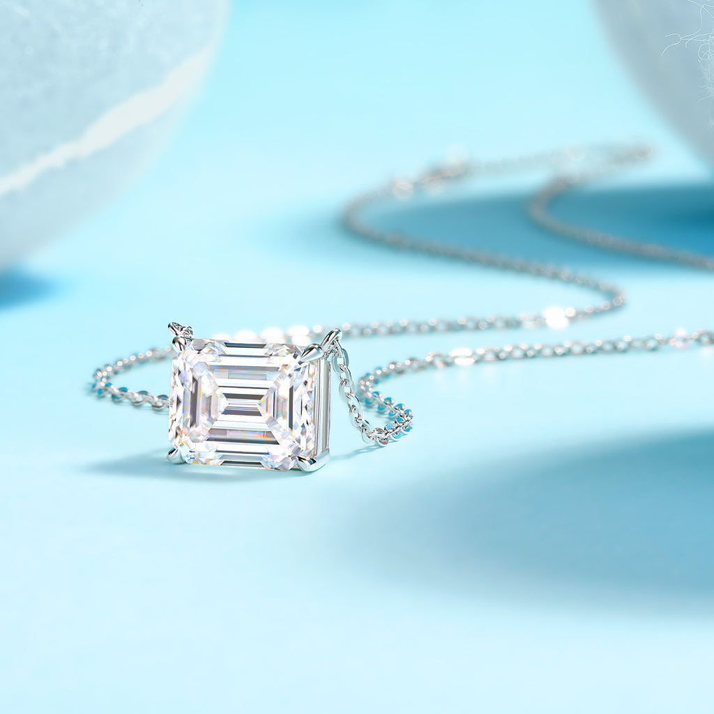 Phantom in the Mirror Moissanite Necklace For Women