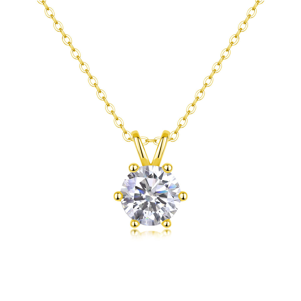 2 Carat D-VVS1 Lab-Grown Diamond Star Love Pendant For Women