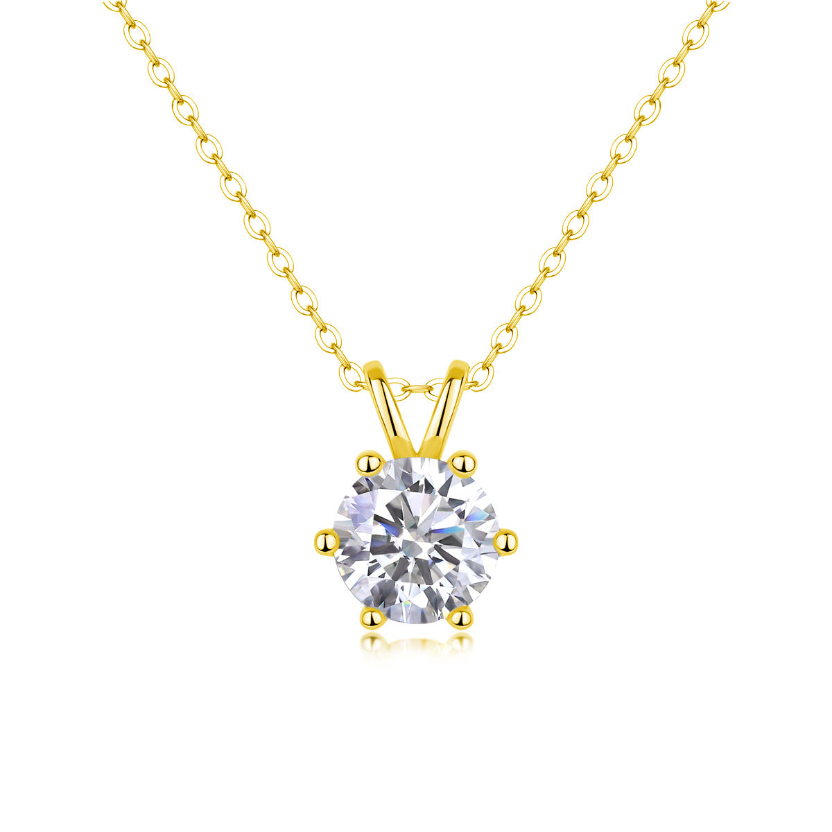 2 Carat D-VVS1 Lab-Grown Diamond Star Love Pendant For Women