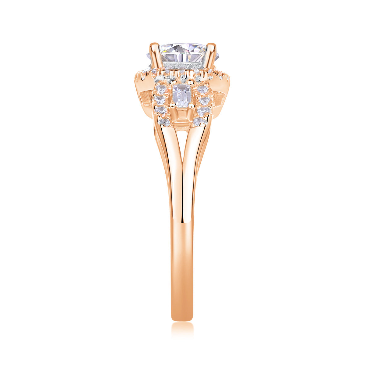 1 Carat D-VVS1 Lab Grown Diamond Ring for Women
