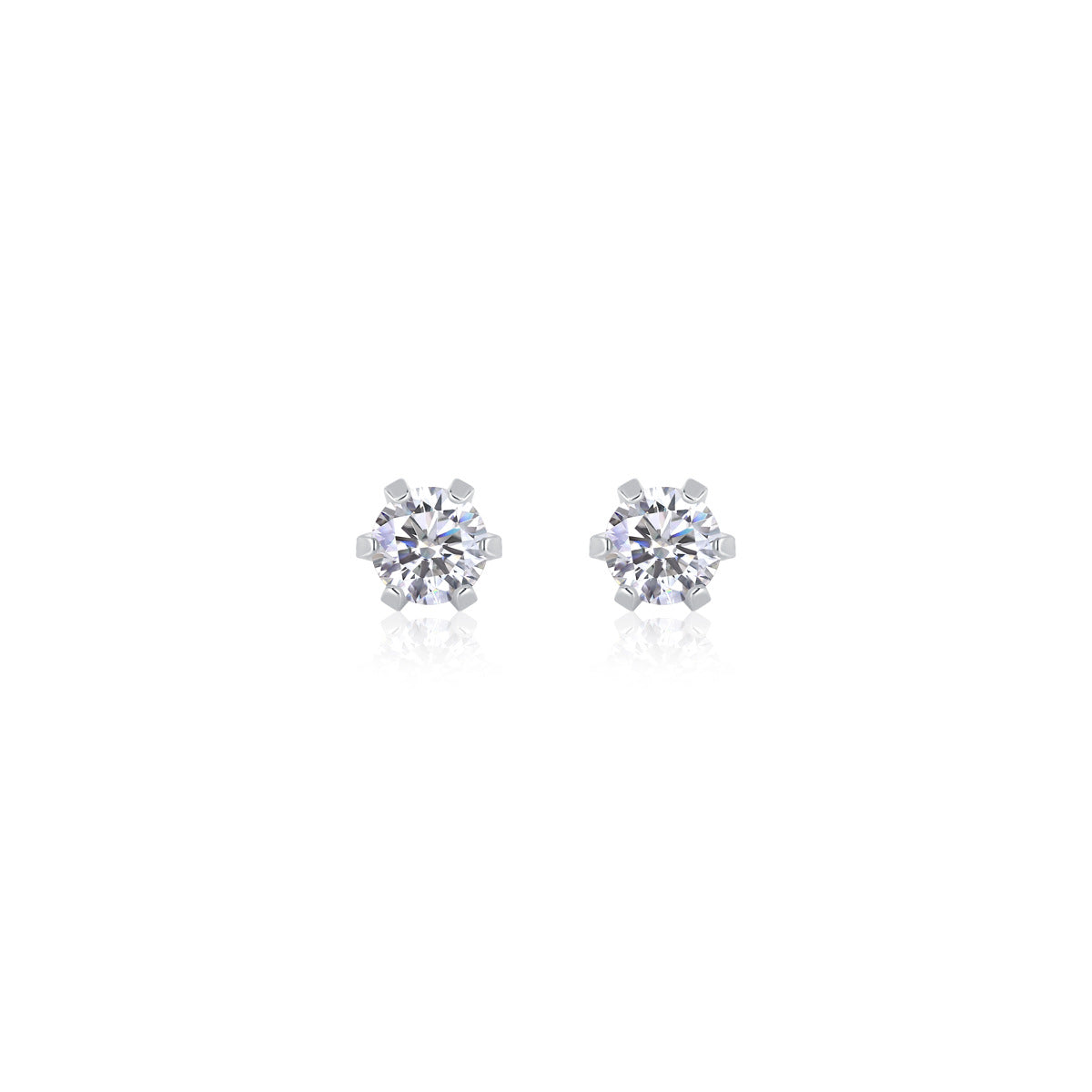 Unisex Moissanite Engagement Earrings For Women (D-VVS)