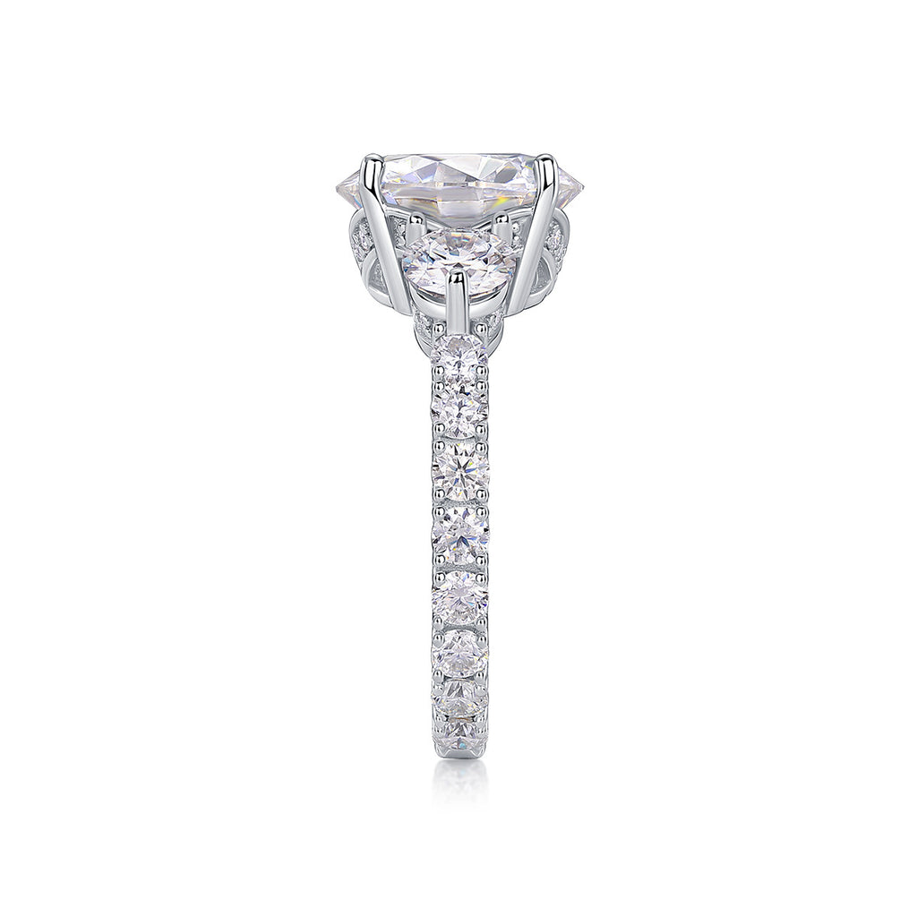 5 Carat Moissanite Wedding Engagement Ring for Women