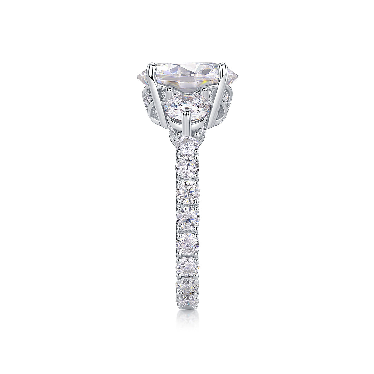 5 Carat Moissanite Wedding Engagement Ring for Women