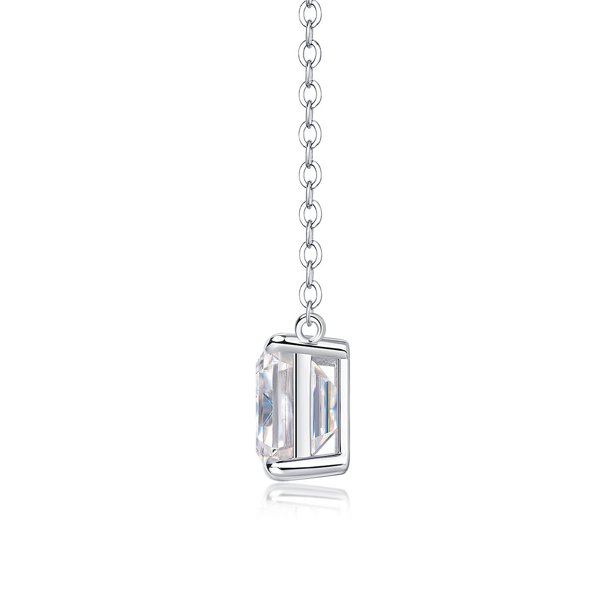 Phantom in the Mirror Moissanite Necklace For Women