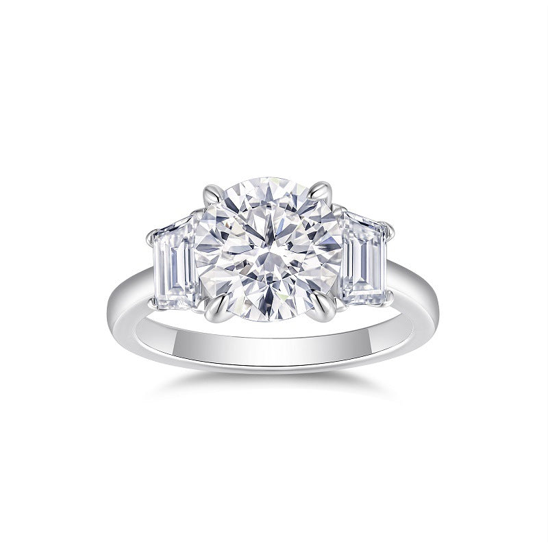 3 Carat Moissanite Engagement Wedding Ring for Women