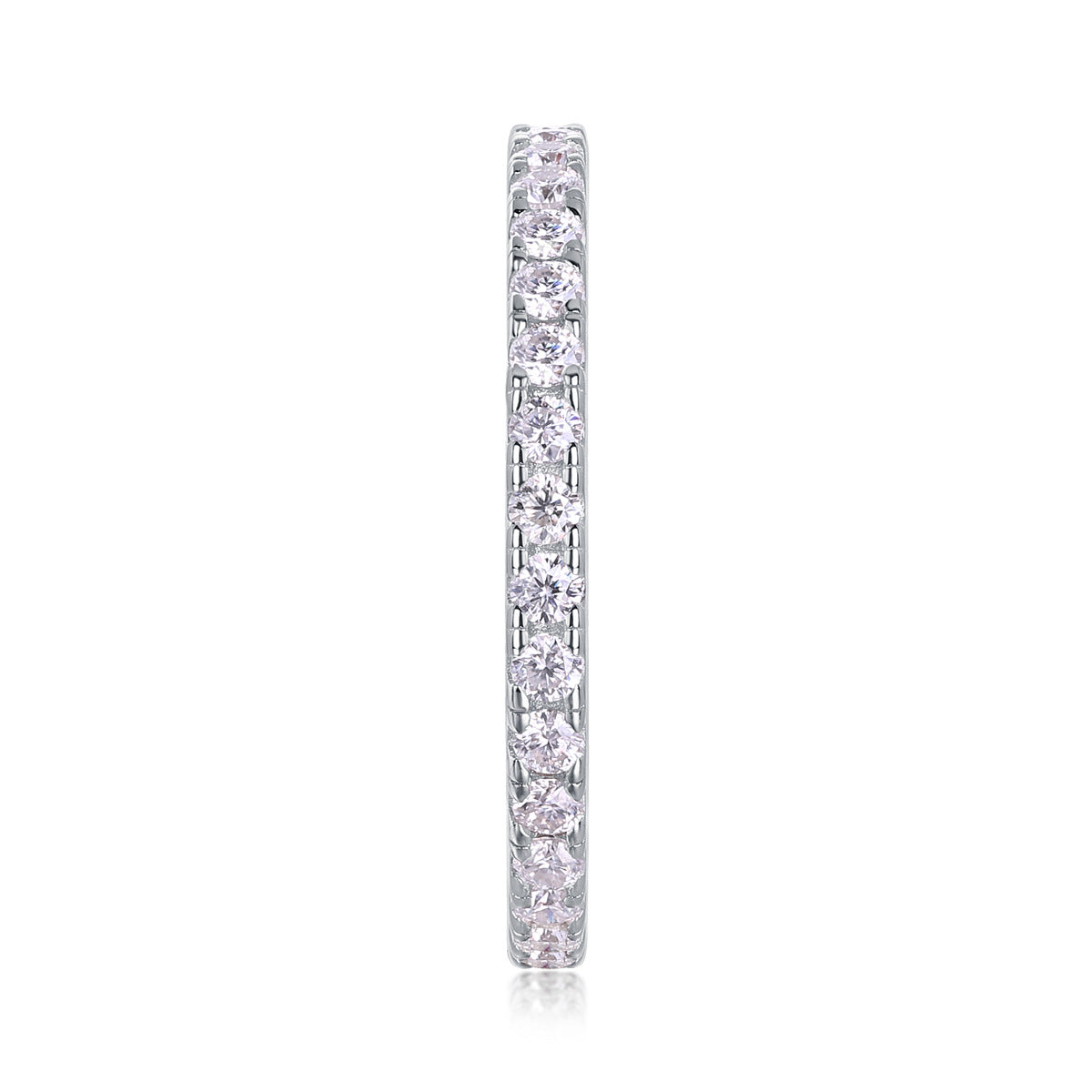 Moissanite Diamond Ring Female S925 Silver Plated with 18K Gold