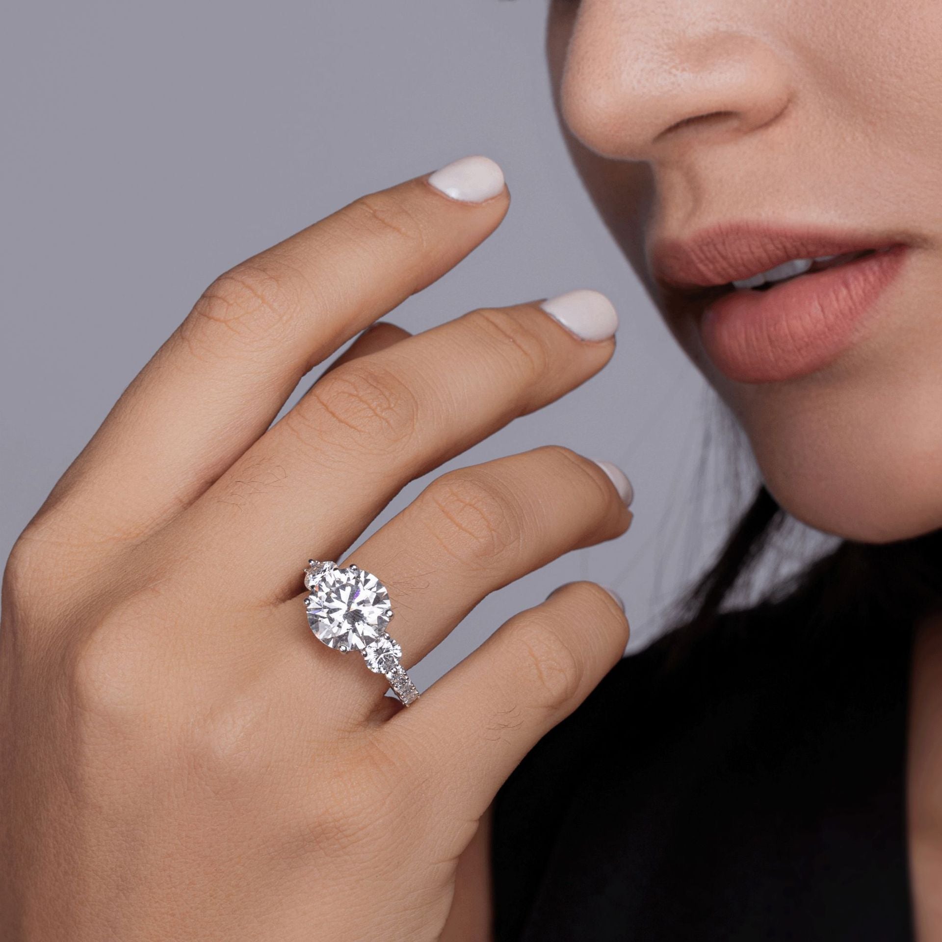 5 Carat Moissanite Wedding Engagement Ring for Women