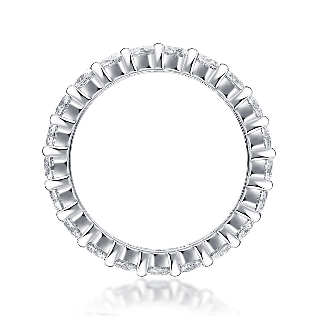S925 18K Gold Plated Moissanite Ring Setting for Women