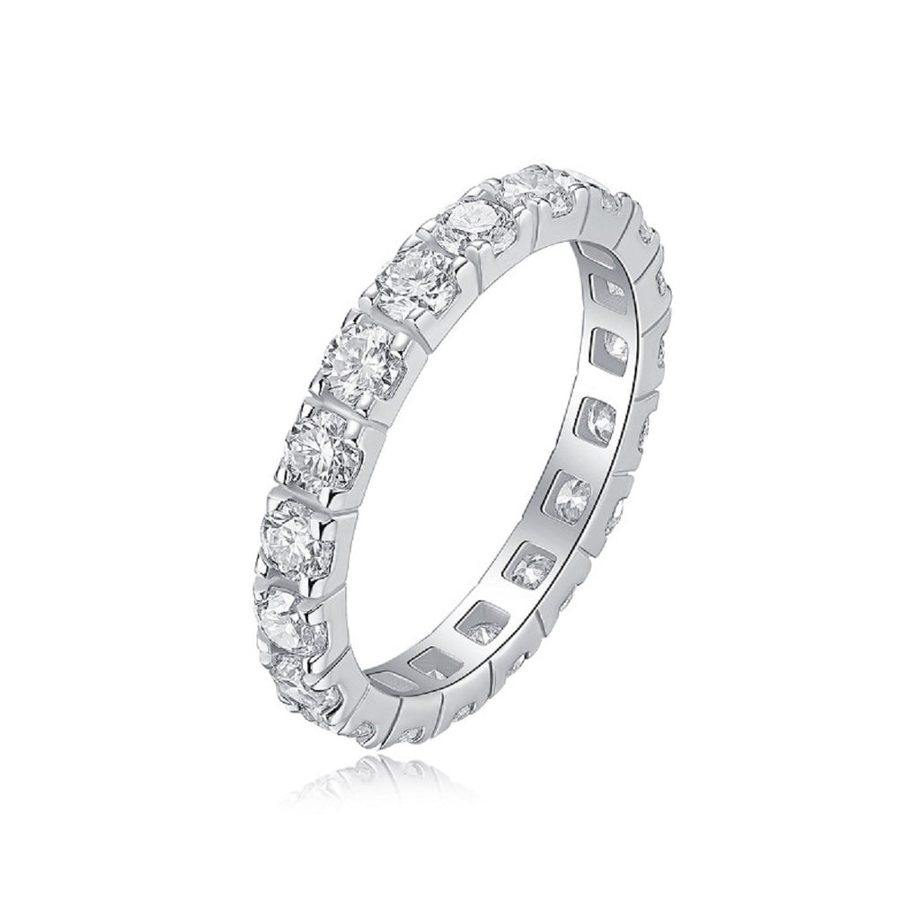 2 Carat (0.1*20pcs) Moissanite Diamond Wedding Ring for Women