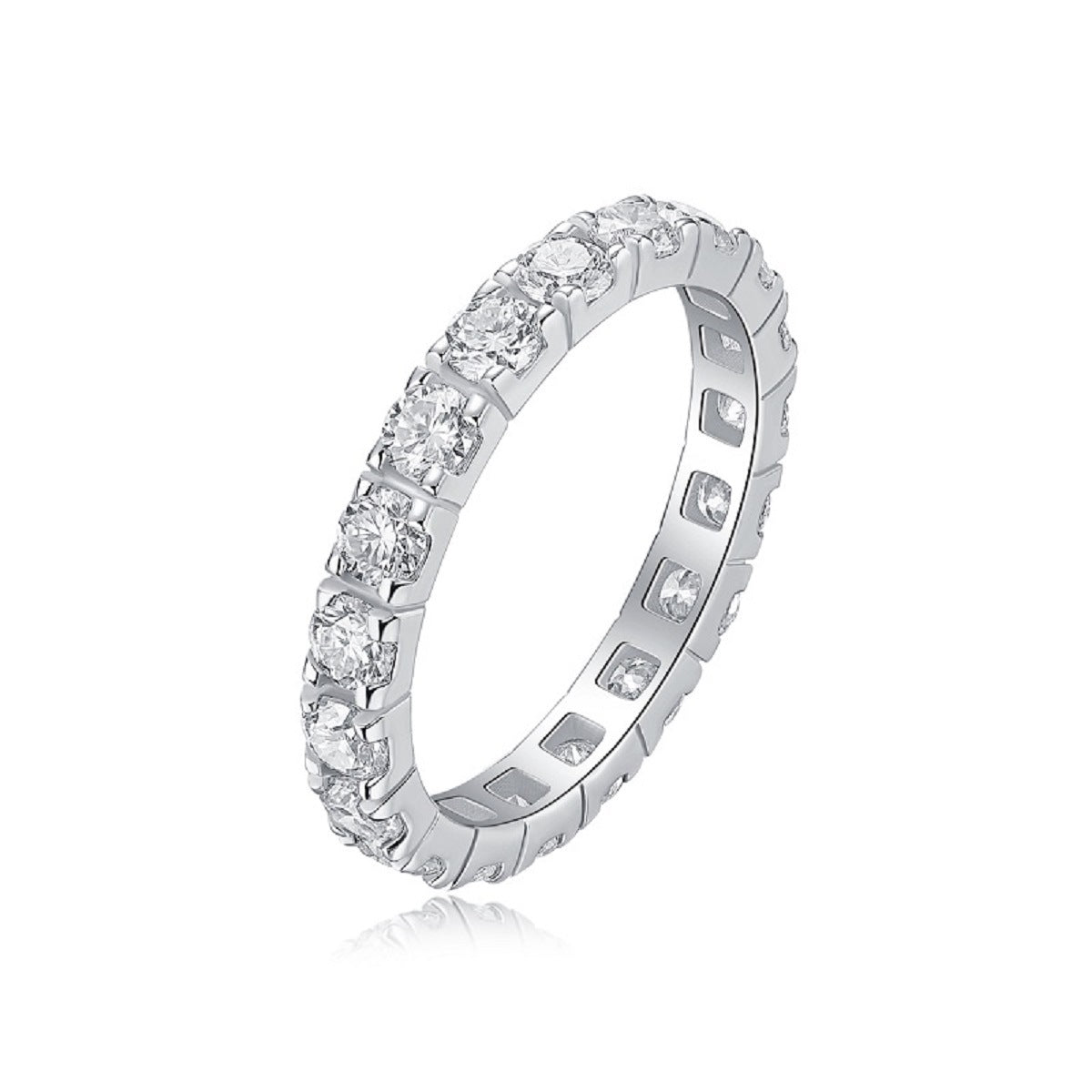 2 Carat (0.1*20pcs) Moissanite Diamond Wedding Ring for Women