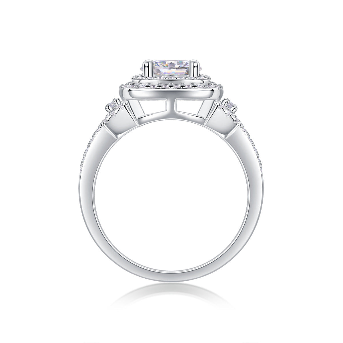 1 Carat D-VVS1 Lab Grown Diamond Ring for Women