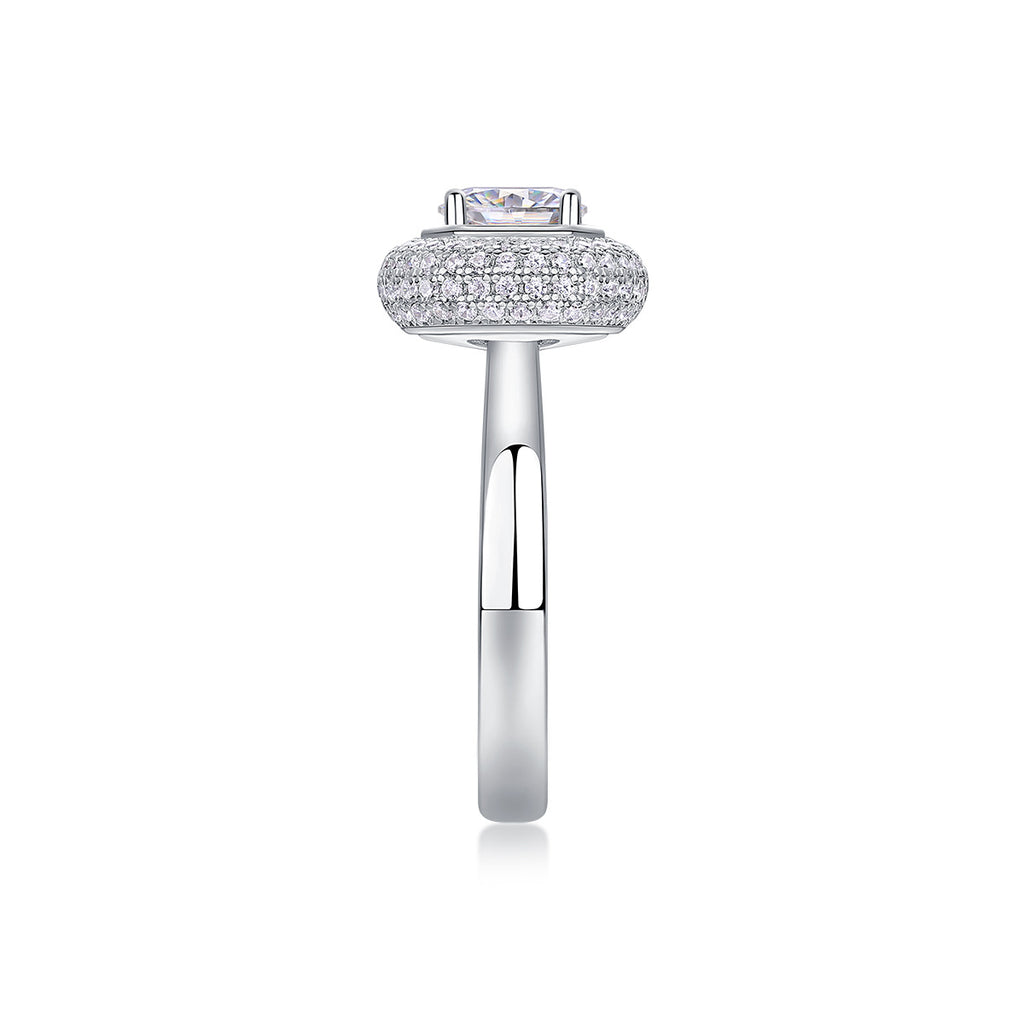 1 Carat D-VVS1 Lab Grown Diamond Ring for Women