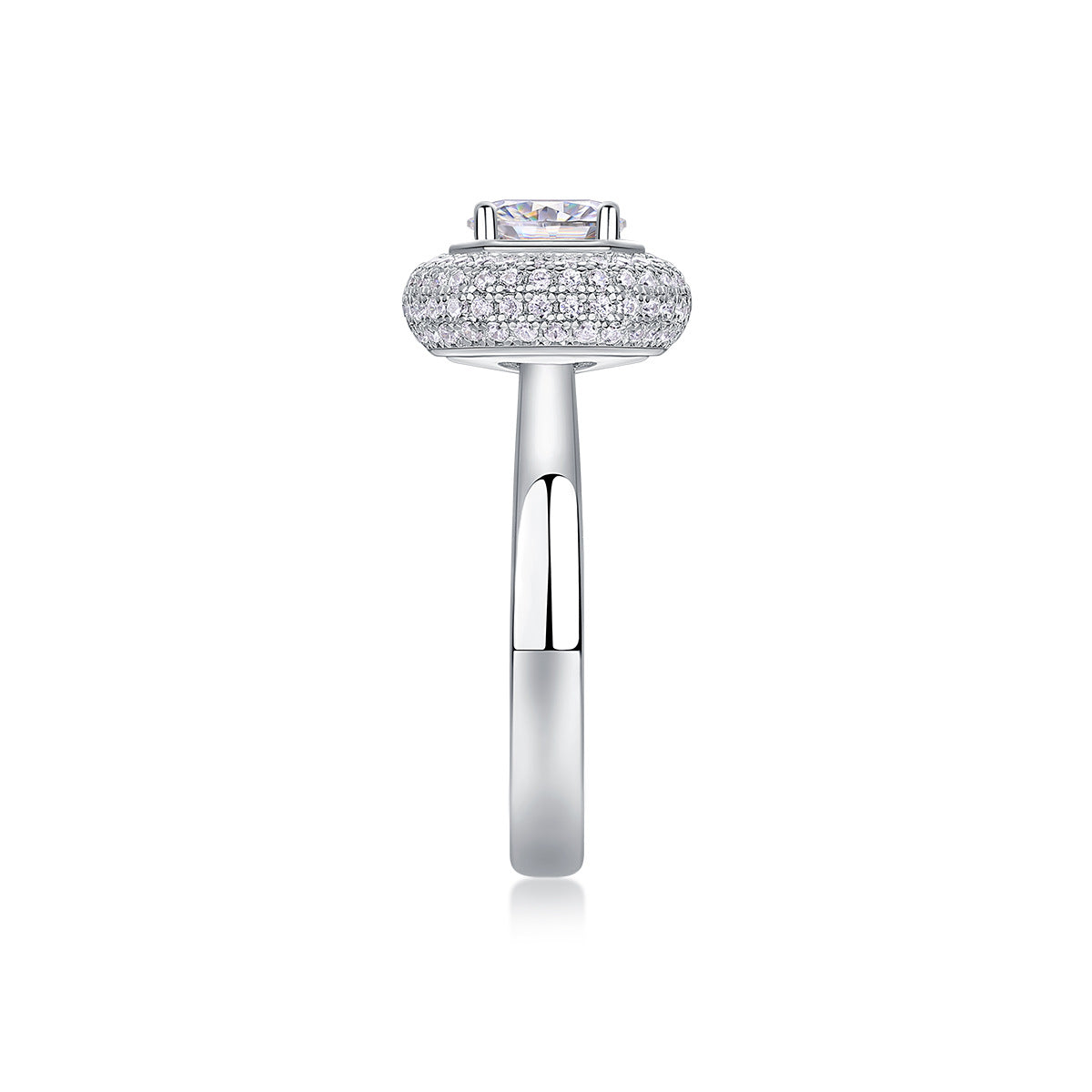 1 Carat D-VVS1 Lab Grown Diamond Ring for Women