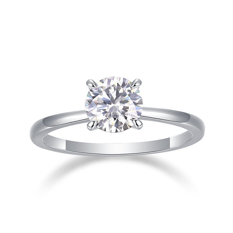 1 Carat D-VVS1 Lab Grown Diamond Ring for Women