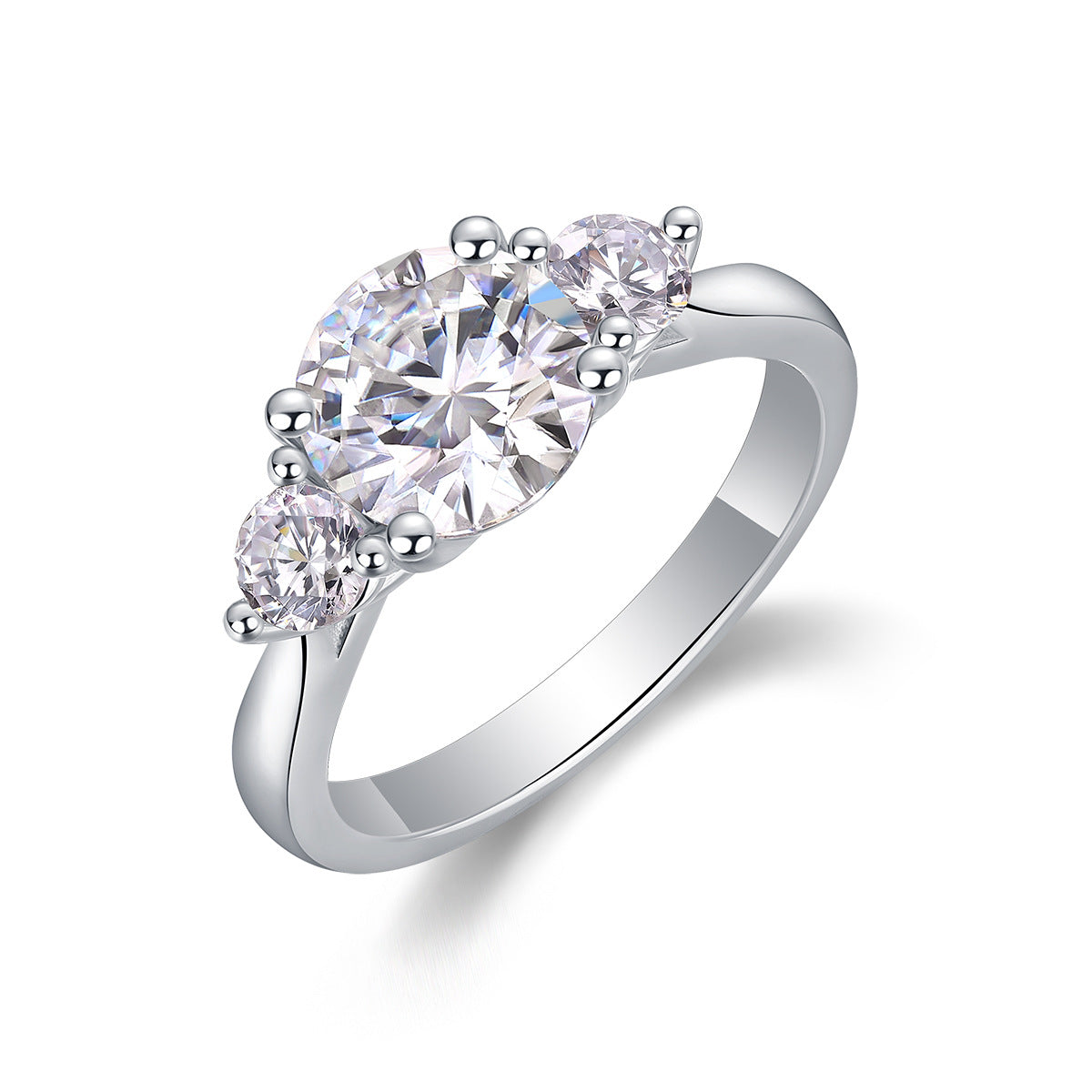 2.28CT Moissanite Diamond Engagement  Ring for Women