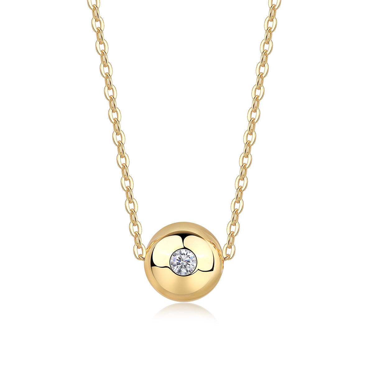 Tinker Bell Couple Style Moissanite Pendant Necklace For Women