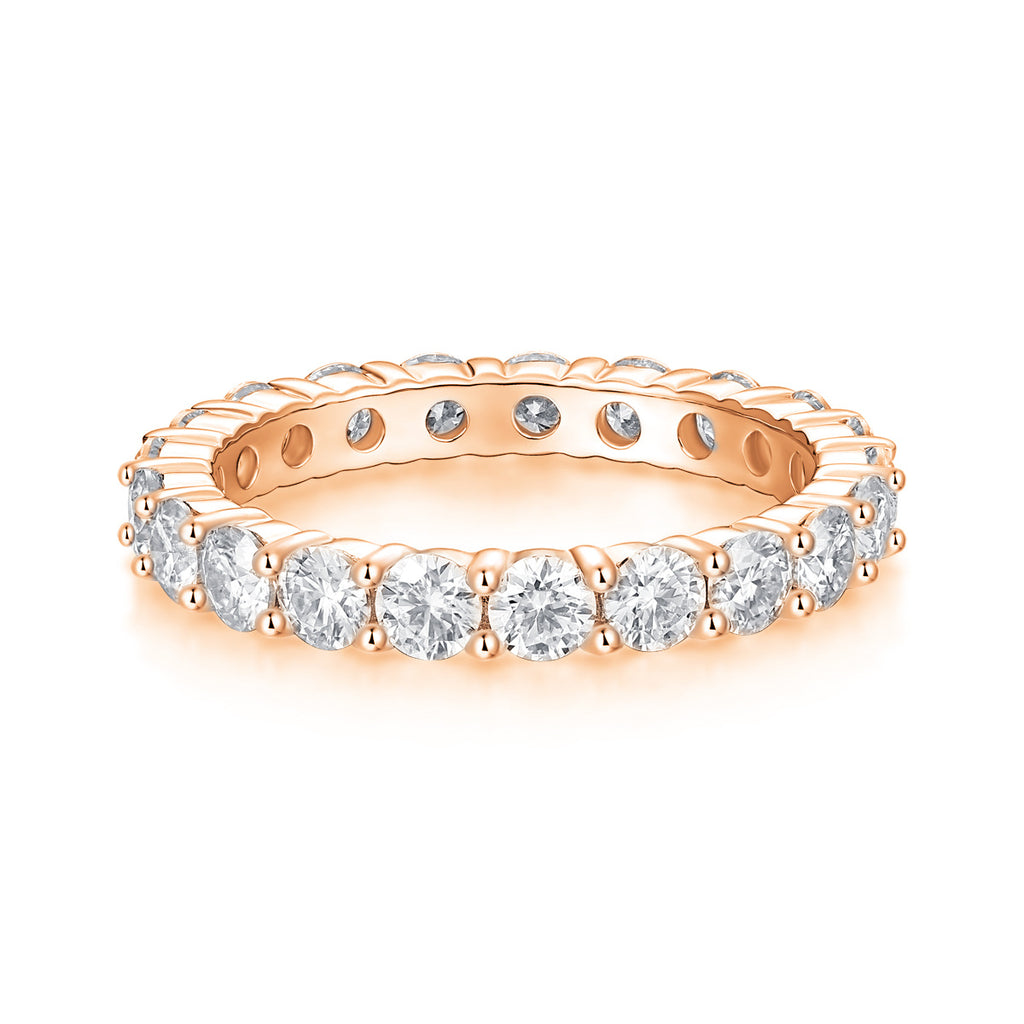 S925 18K Gold Plated Moissanite Ring Setting for Women