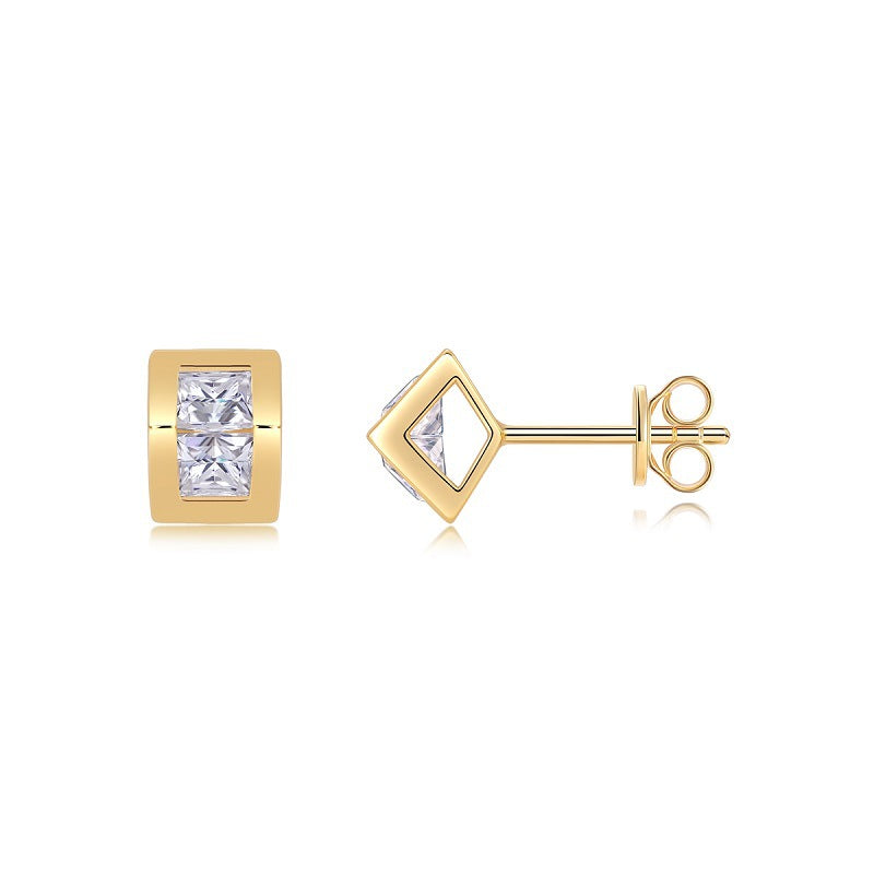 Eternal Peace Moissanite Diamond Unisex Earrings