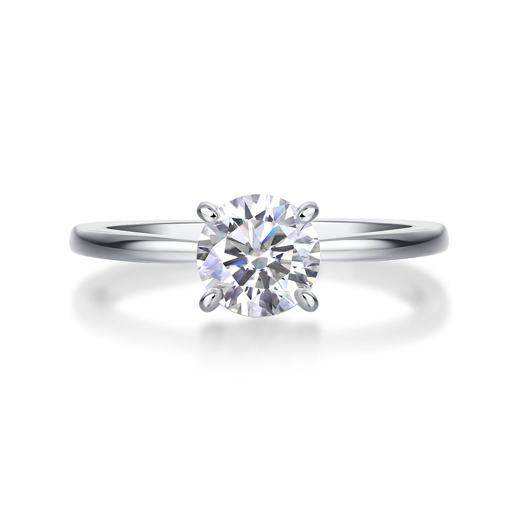 1 Carat D-VVS1 Lab Grown Diamond Ring for Women