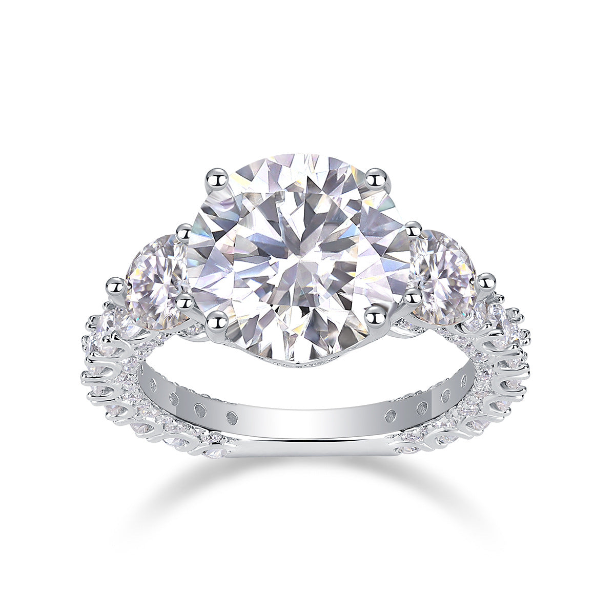 5 Carat Moissanite Wedding Engagement Ring for Women