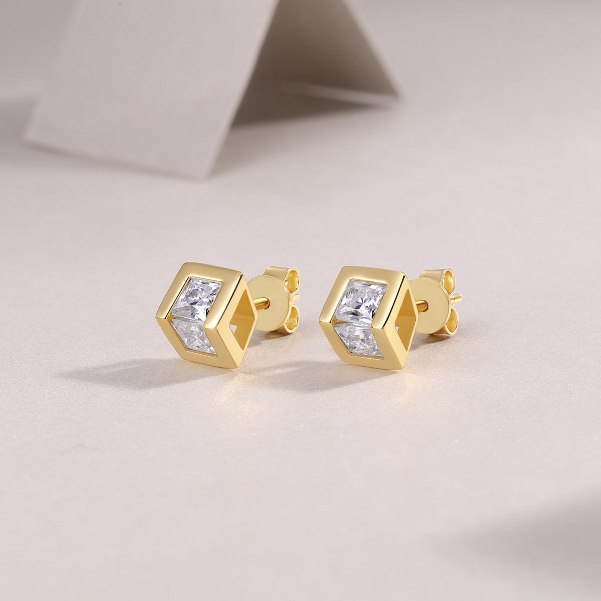 Eternal Peace Moissanite Diamond Unisex Earrings