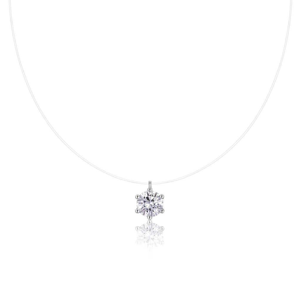 1 Carat D-VVS1 Lab Diamond Mermaid Tears Necklace for Women