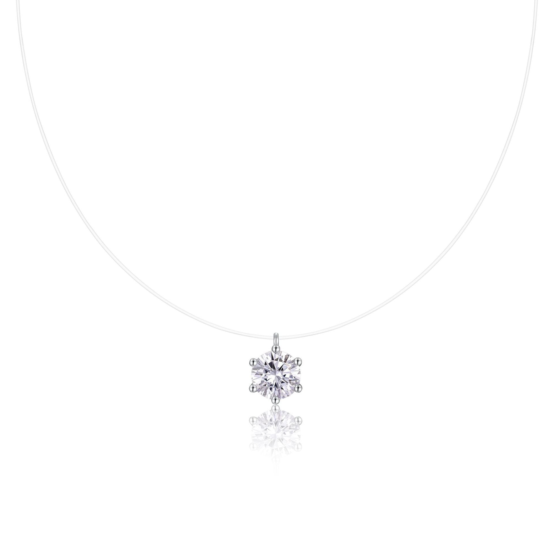 1 Carat D-VVS1 Lab Diamond Mermaid Tears Necklace for Women