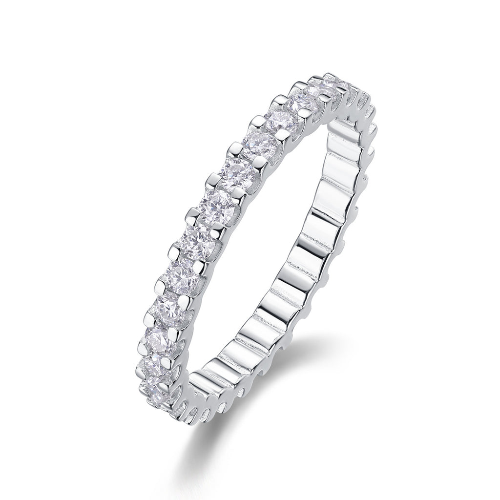 Moissanite Diamond  Ring Setting for Women S925 18K Gold Plated