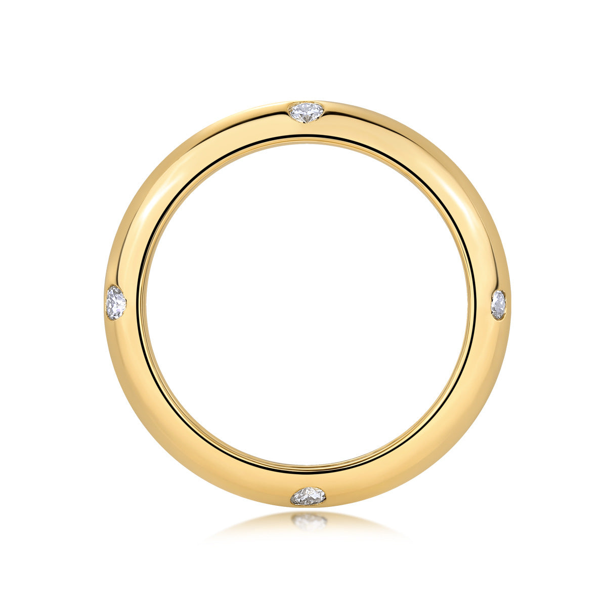Gypsophila Moissanite Ring for Women S925 Silver Gold Plated
