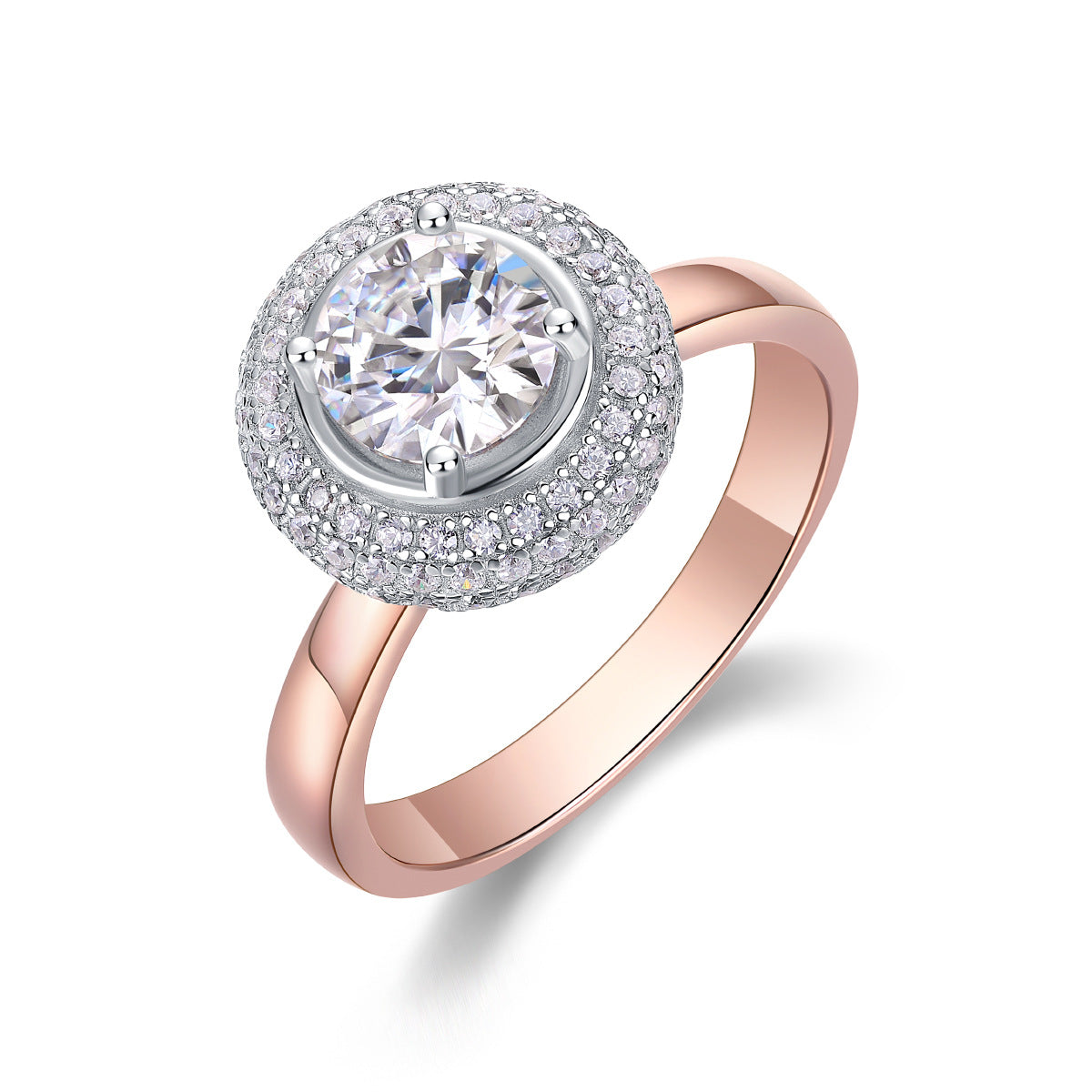 1 Carat D-VVS1 Lab Grown Diamond Ring for Women