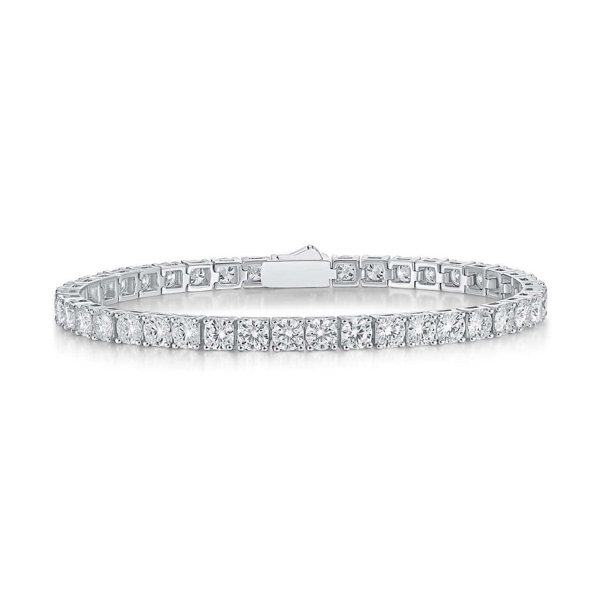 High Quality Men's and Women's Moissanite Bracelet S925 Plated with 18K Gold