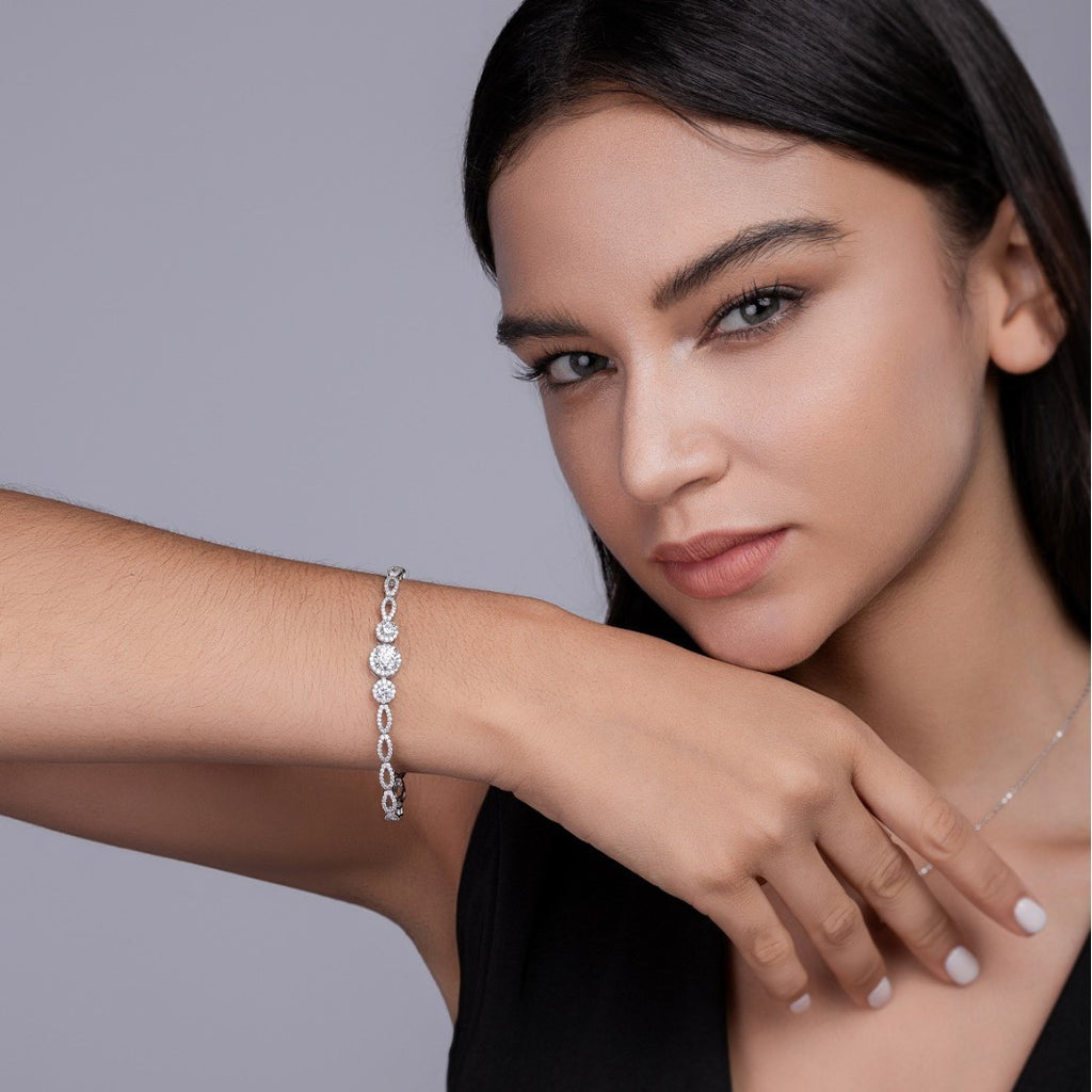 Moissanite Bracelet for Women