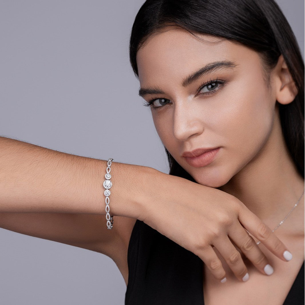 Moissanite Bracelet for Women