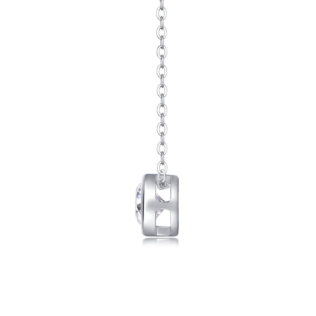 1 Carat Moissanite Necklace for Women
