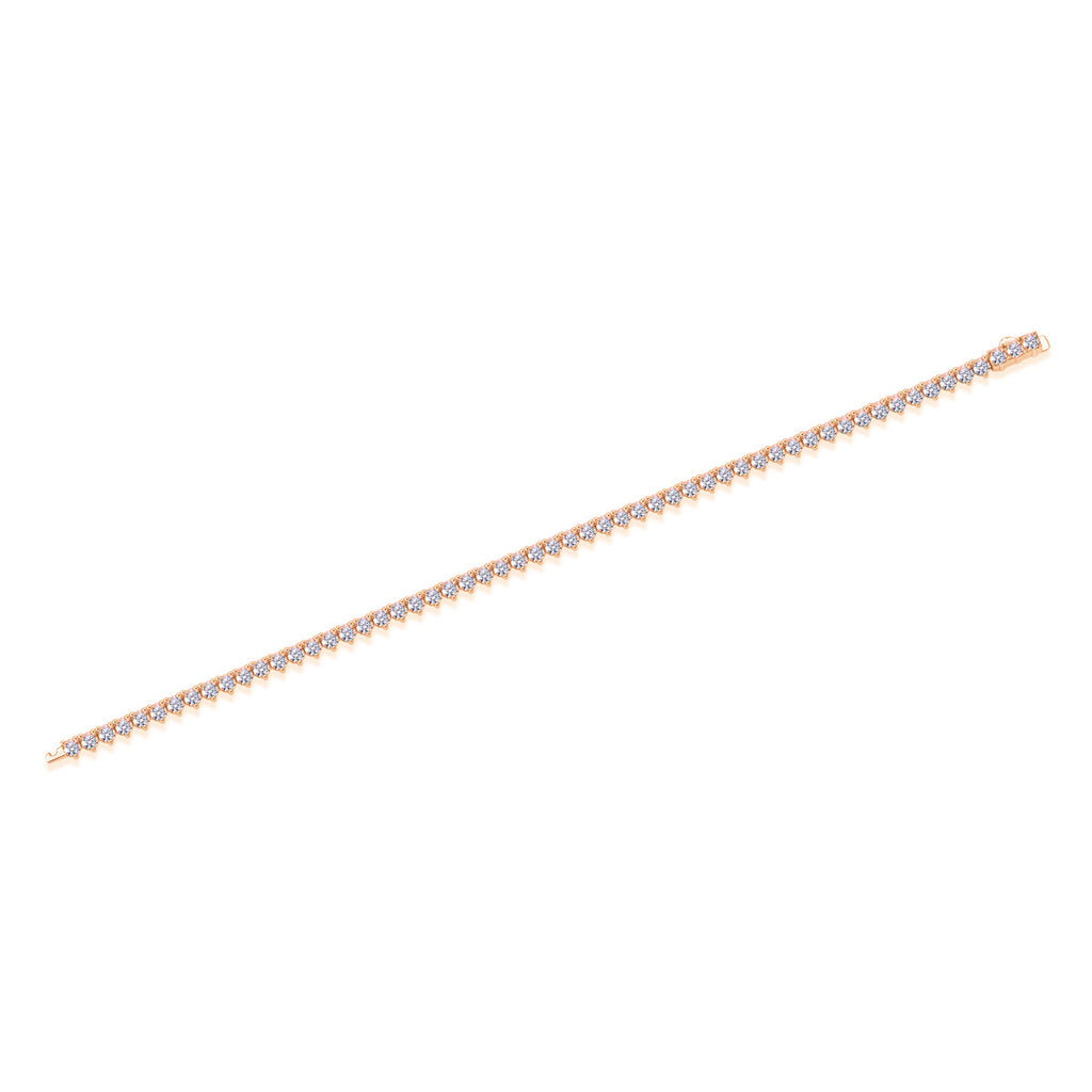 Moissanite Tennis Bracelet for Women S925 18K Gold Plated