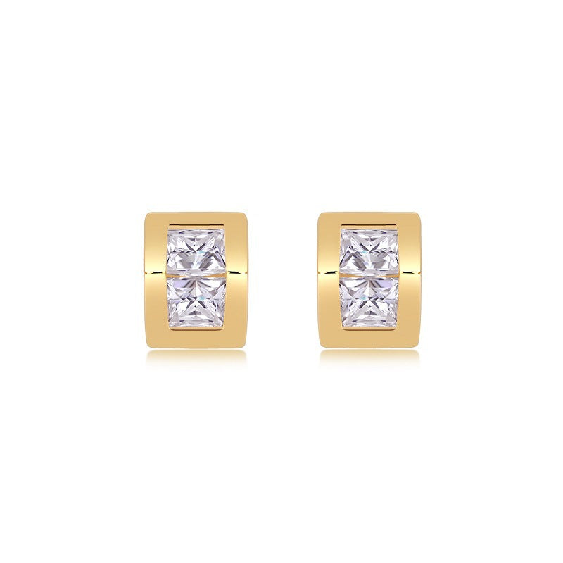 Eternal Peace Moissanite Diamond Unisex Earrings
