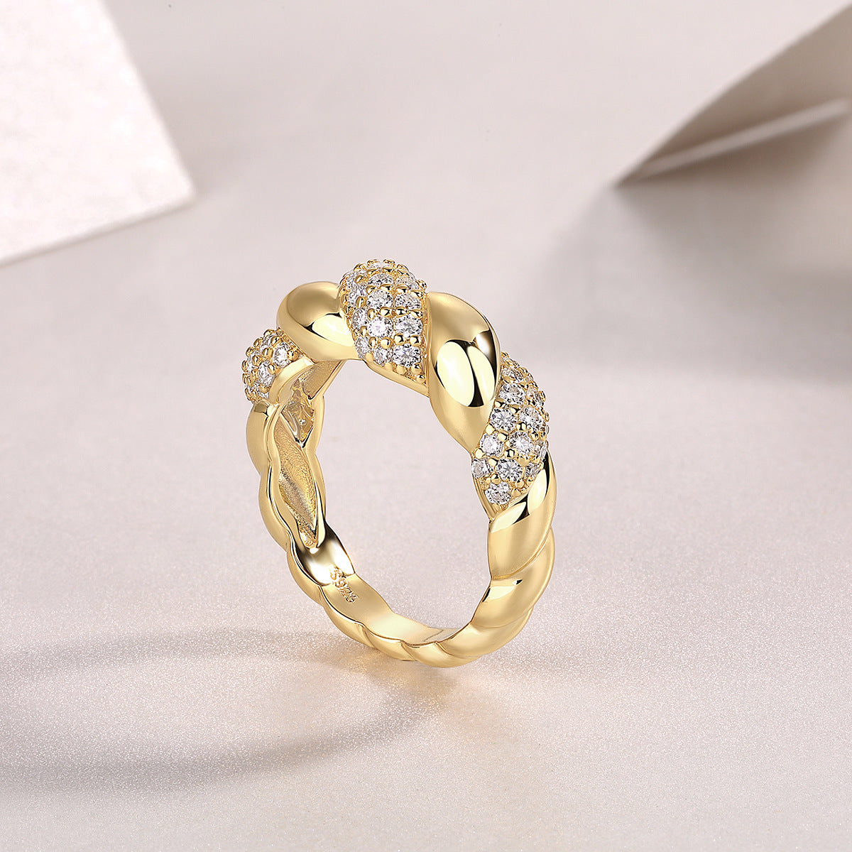 3 Carat Fashion Moissanite Ring for Men and Women Couples