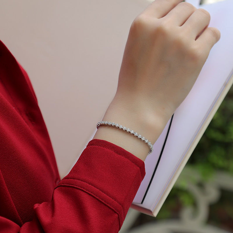 Moissanite Diamond Tennis Bracelet for Women