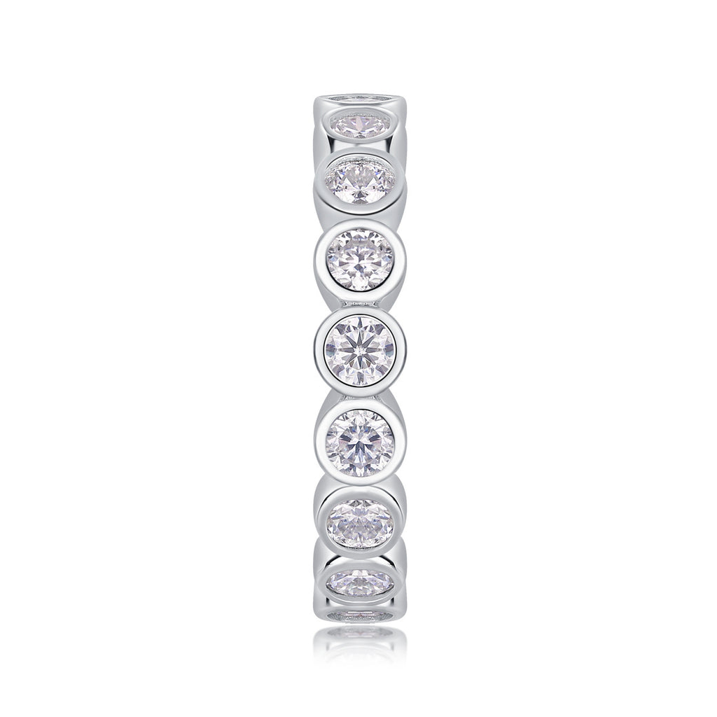 6 Carat Moissanite Diamond  Engagement Ring for Men and Women (0.3CT*20Pcs)