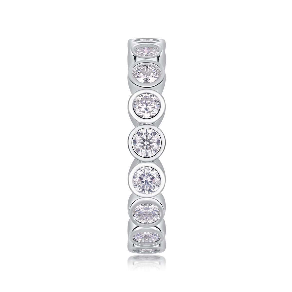 6 Carat Moissanite Diamond  Engagement Ring for Men and Women (0.3CT*20Pcs)