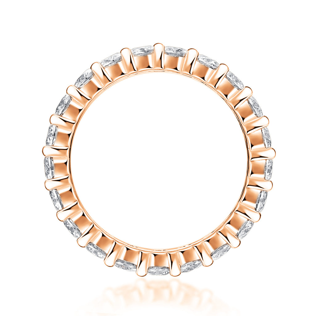 S925 18K Gold Plated Moissanite Ring Setting for Women