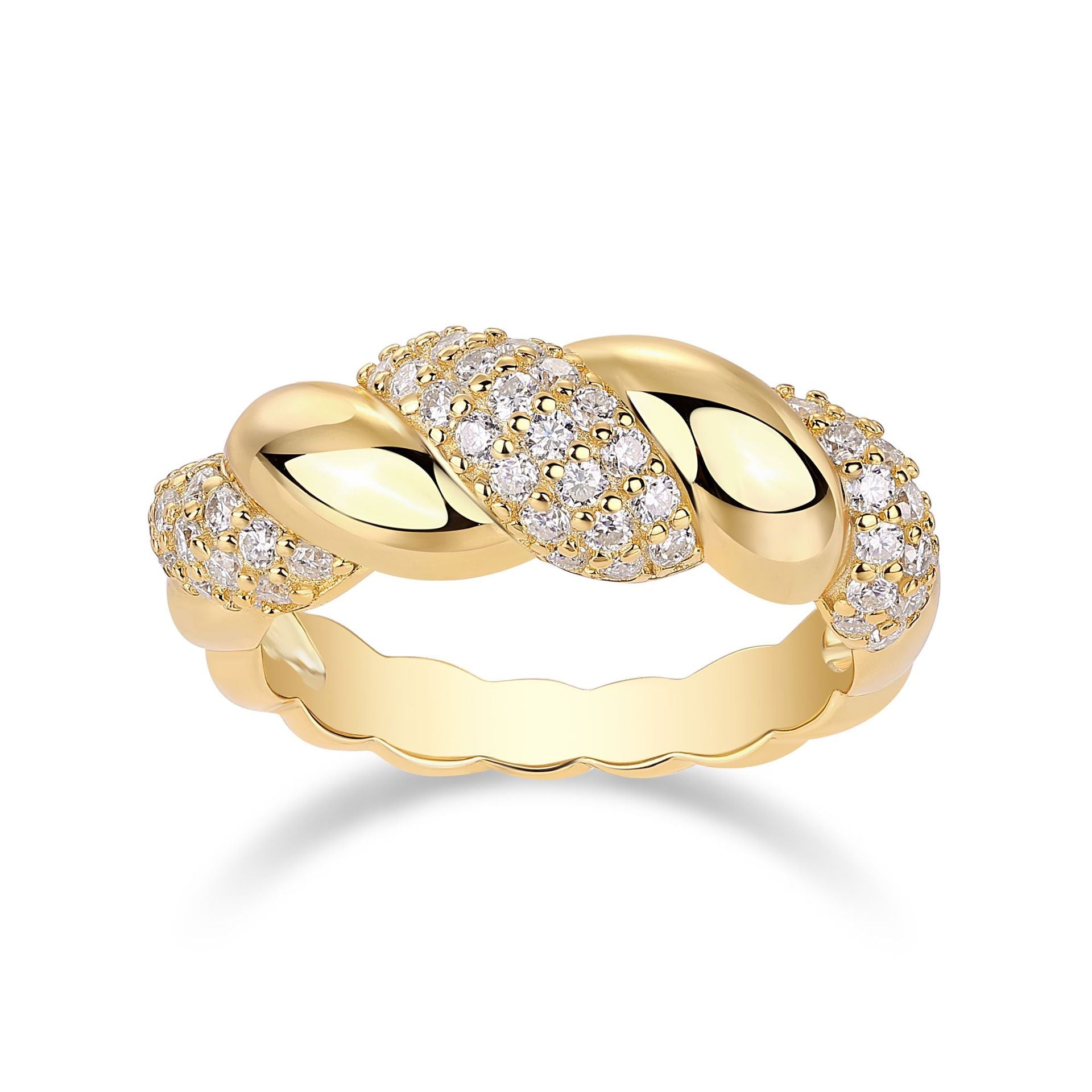 3 Carat Fashion Moissanite Ring for Men and Women Couples
