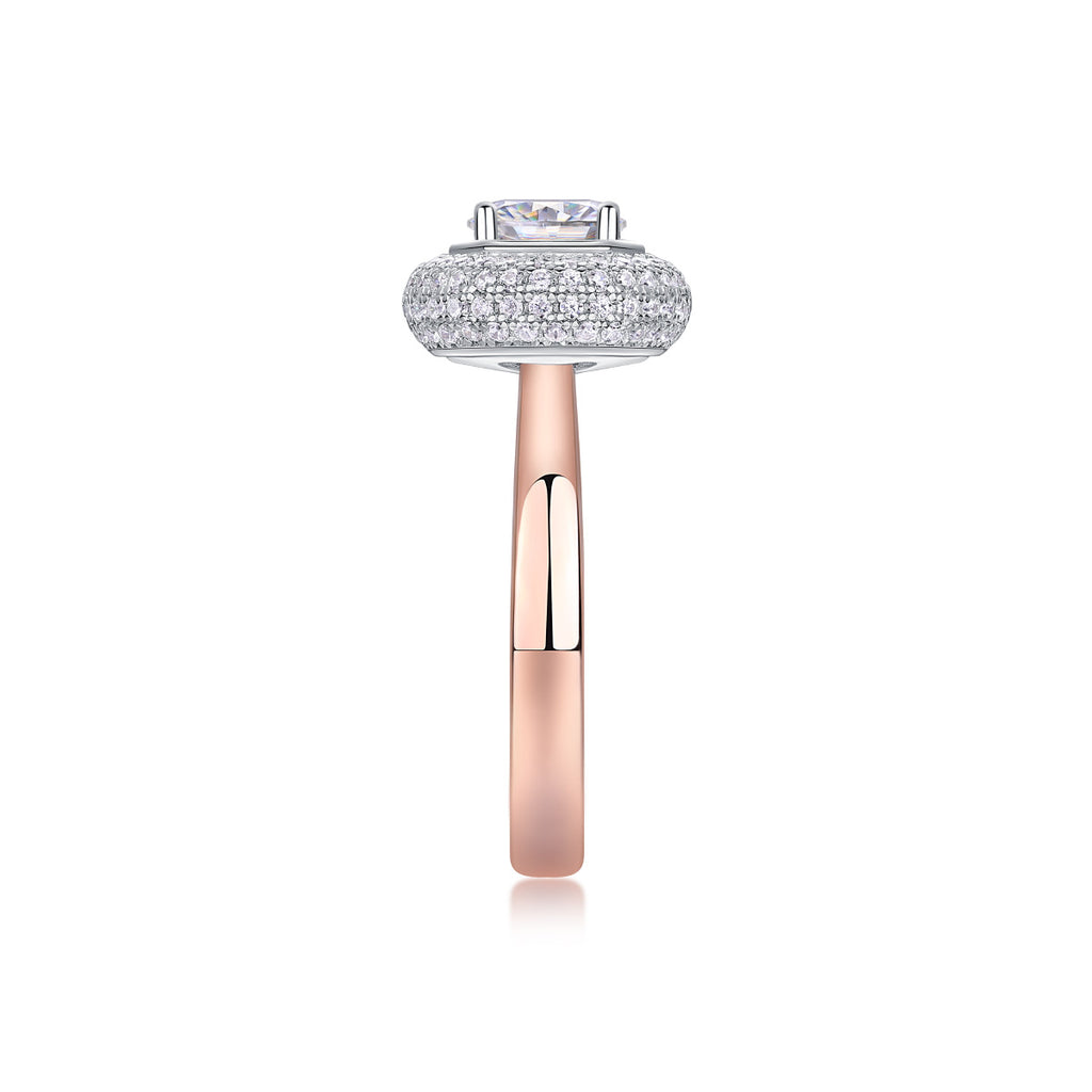 1 Carat D-VVS1 Lab Grown Diamond Ring for Women