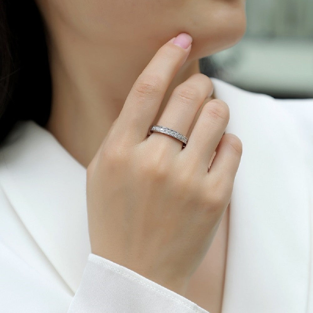 Engagement Couple Moissanite Wedding Rings for Men and Women