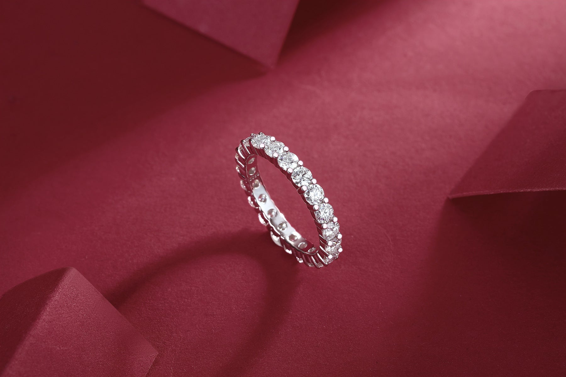S925 18K Gold Plated Moissanite Ring Setting for Women