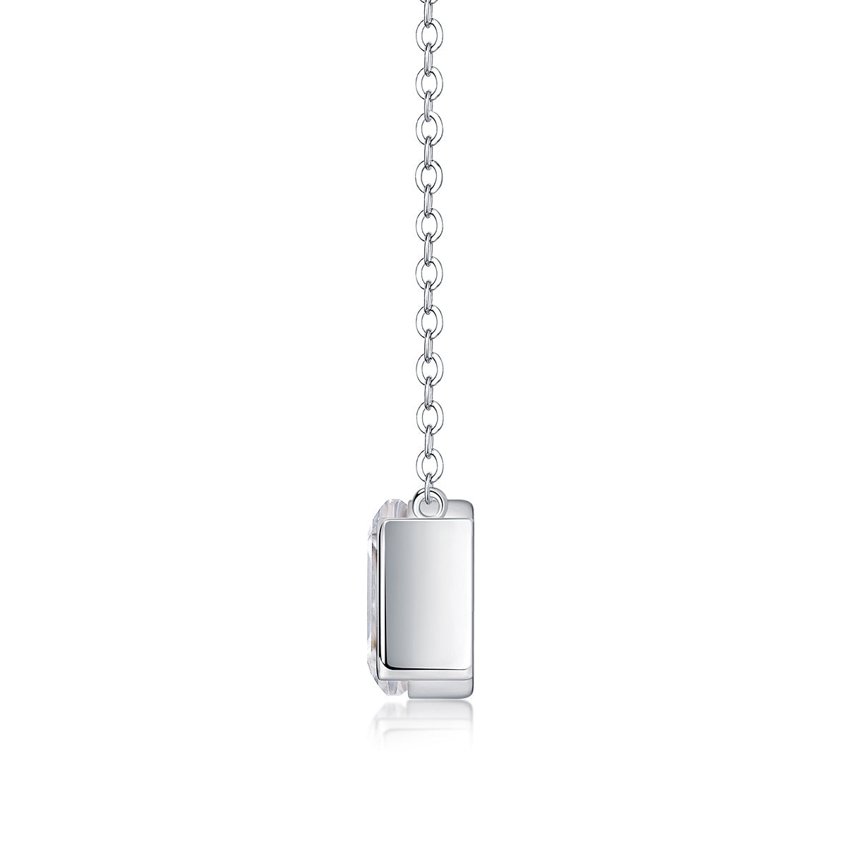 3.5 Carat Moissanite Pendant Necklace For Women