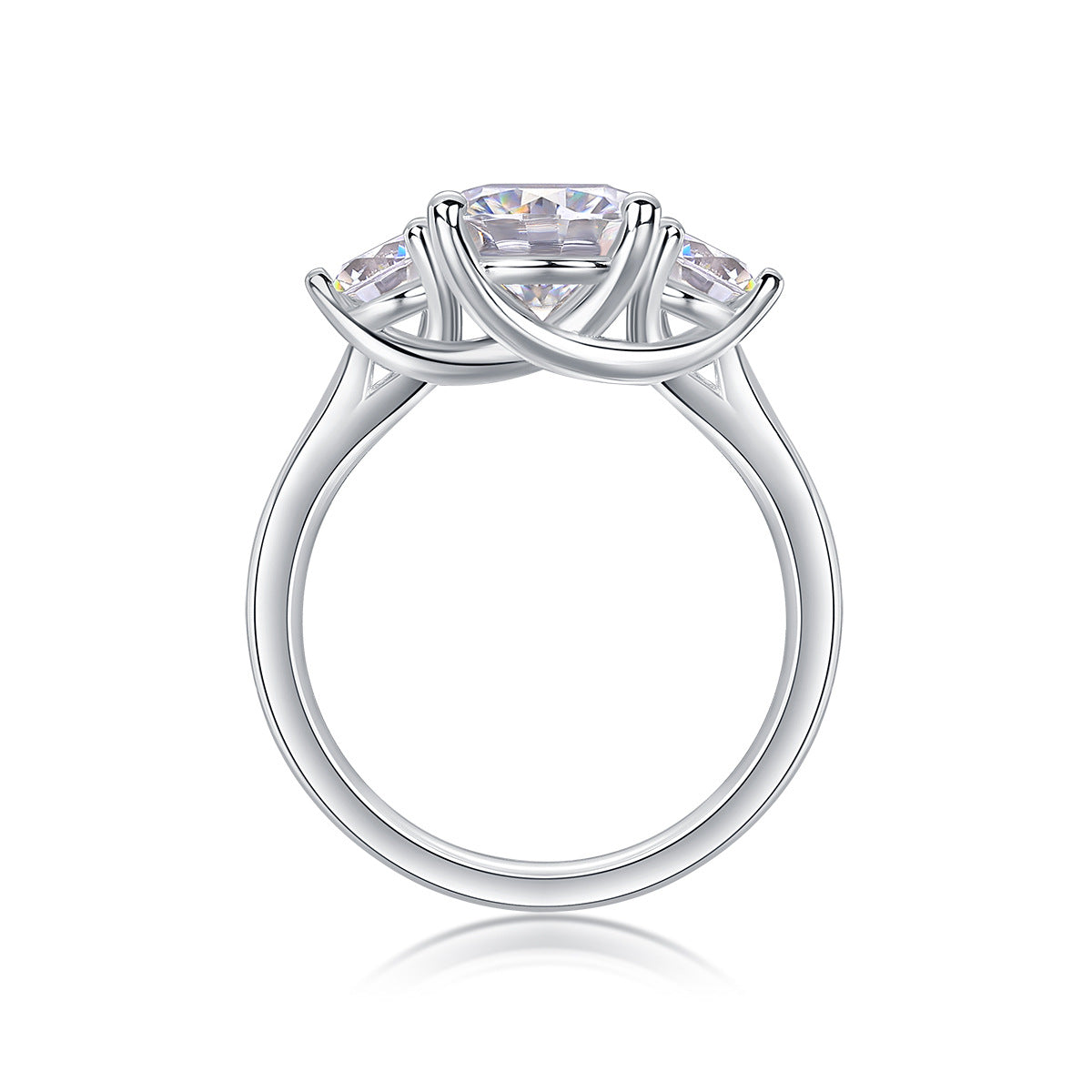 2.28CT Moissanite Diamond Engagement  Ring for Women