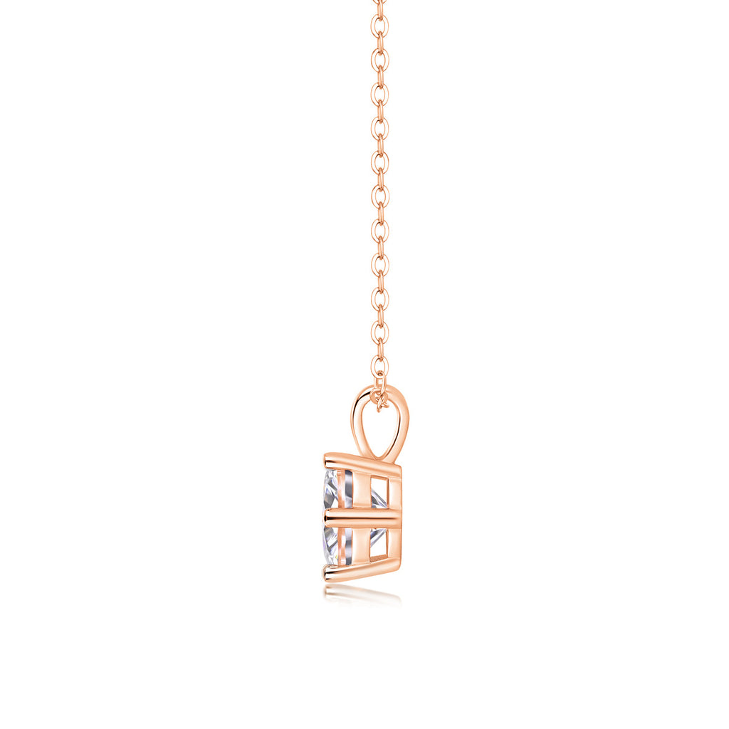 2 Carat D-VVS1 Lab-Grown Diamond Star Love Pendant For Women
